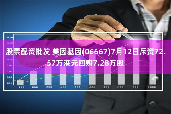 股票配资批发 美因基因(06667)7月12日斥资72.57万港元回购7.28万股